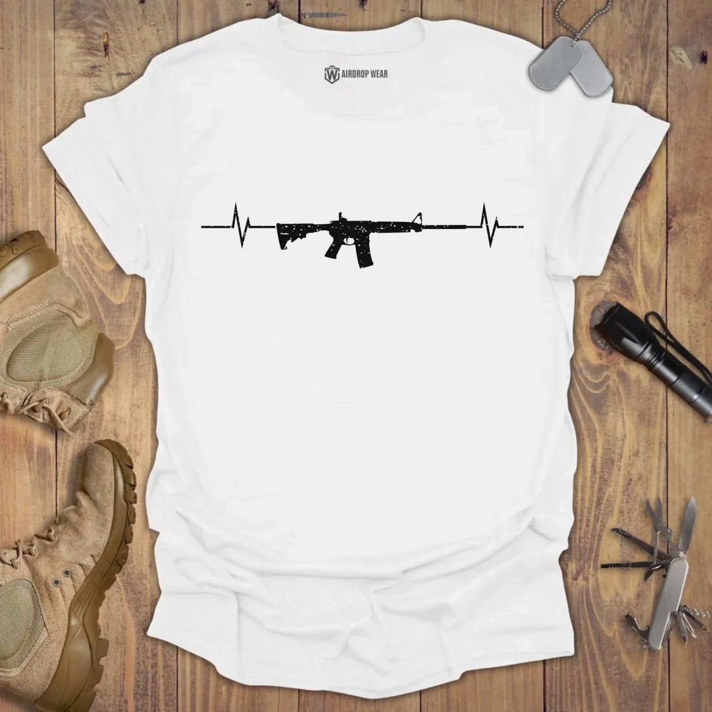 AR-15 Pulse T-shirt White