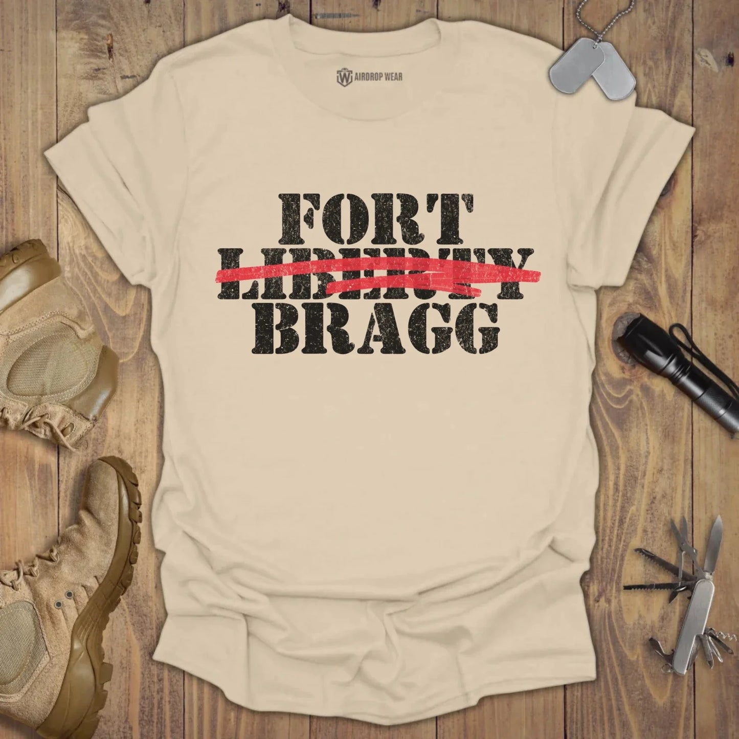 Fort Bragg T-shirt Sand