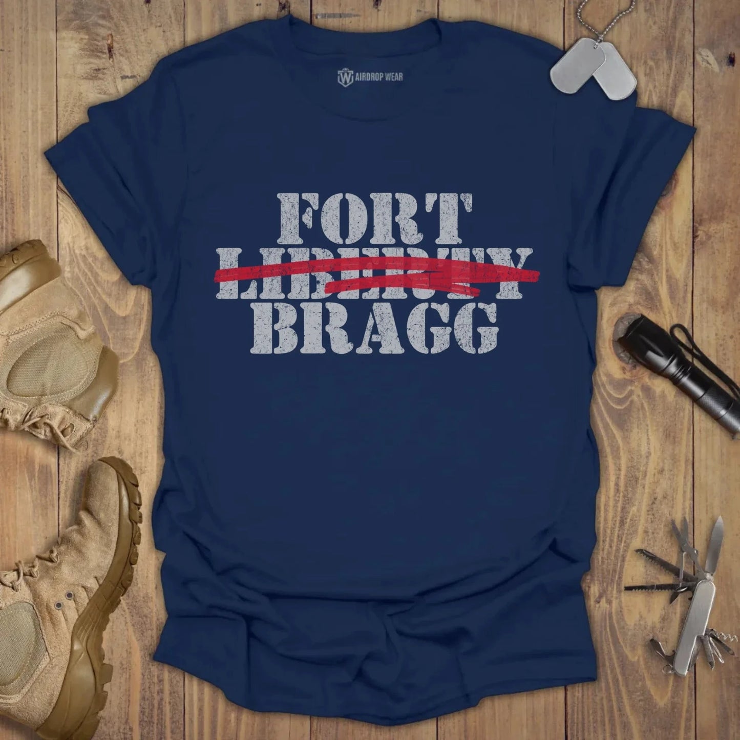 Fort Bragg T-shirt Navy