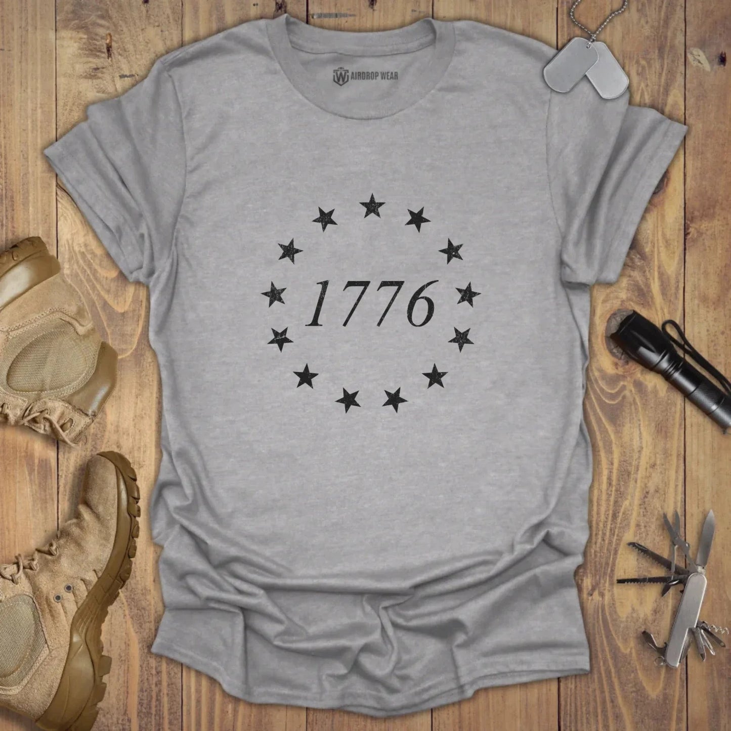 1776 T-shirt Sport Grey