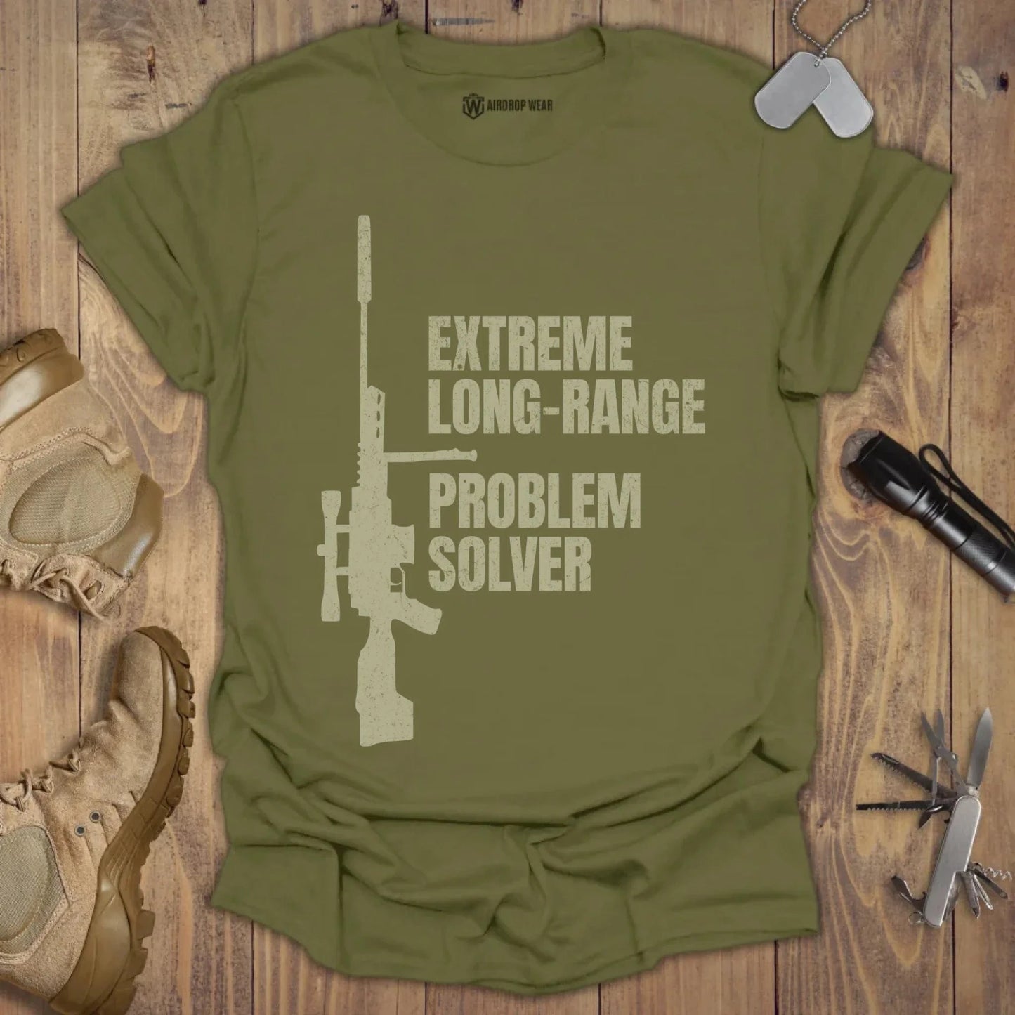 Problem Solver T-shirt Military Green