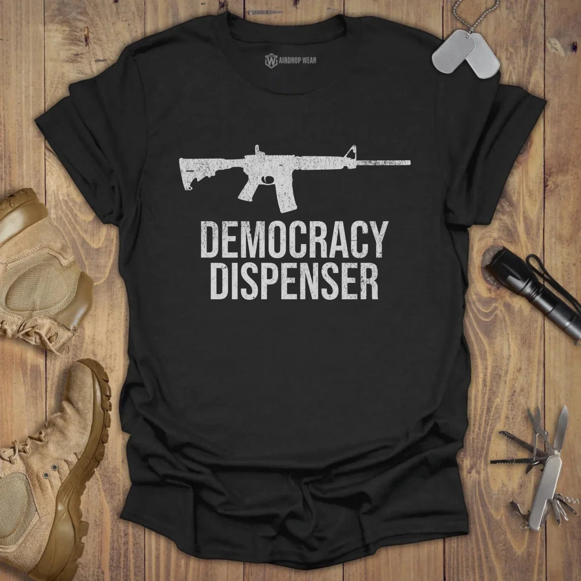 Democracy Dispenser T-shirt Black