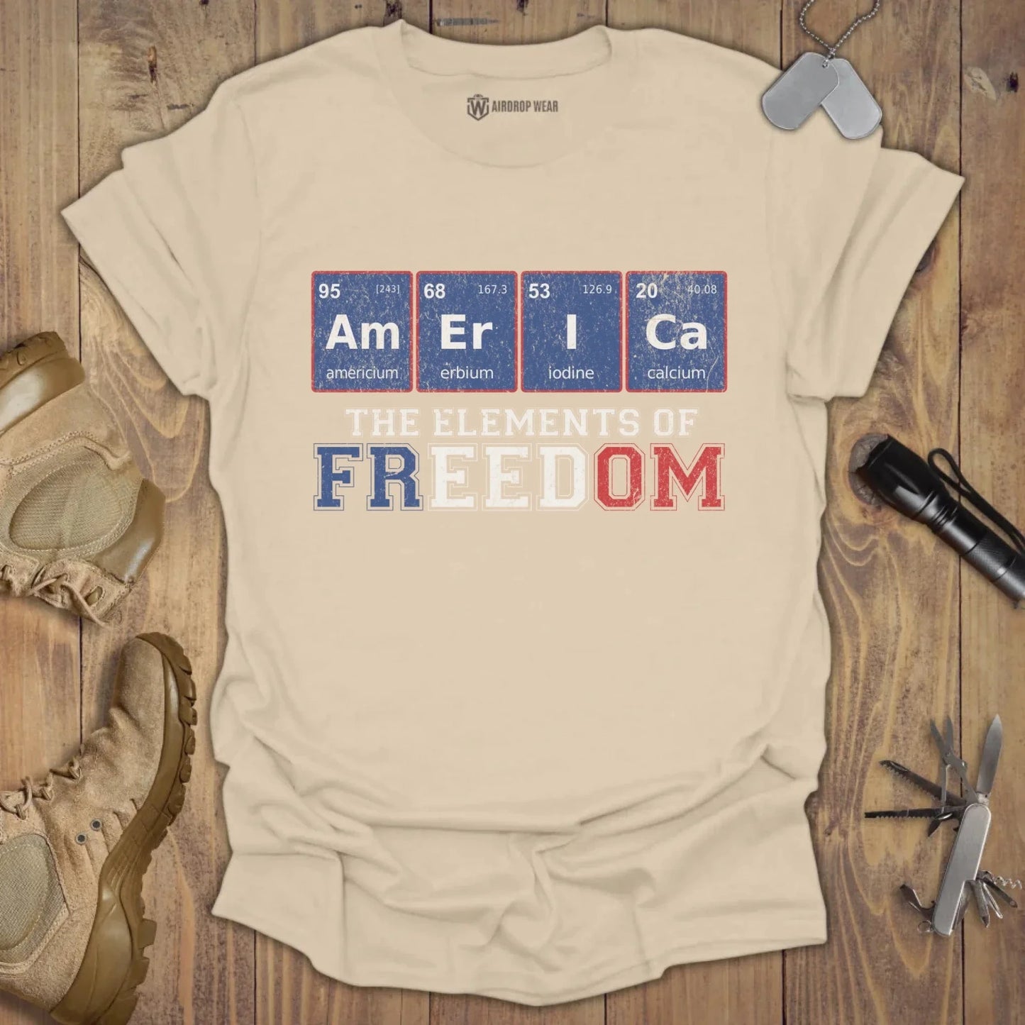 Elements Of Freedom T-shirt Sand