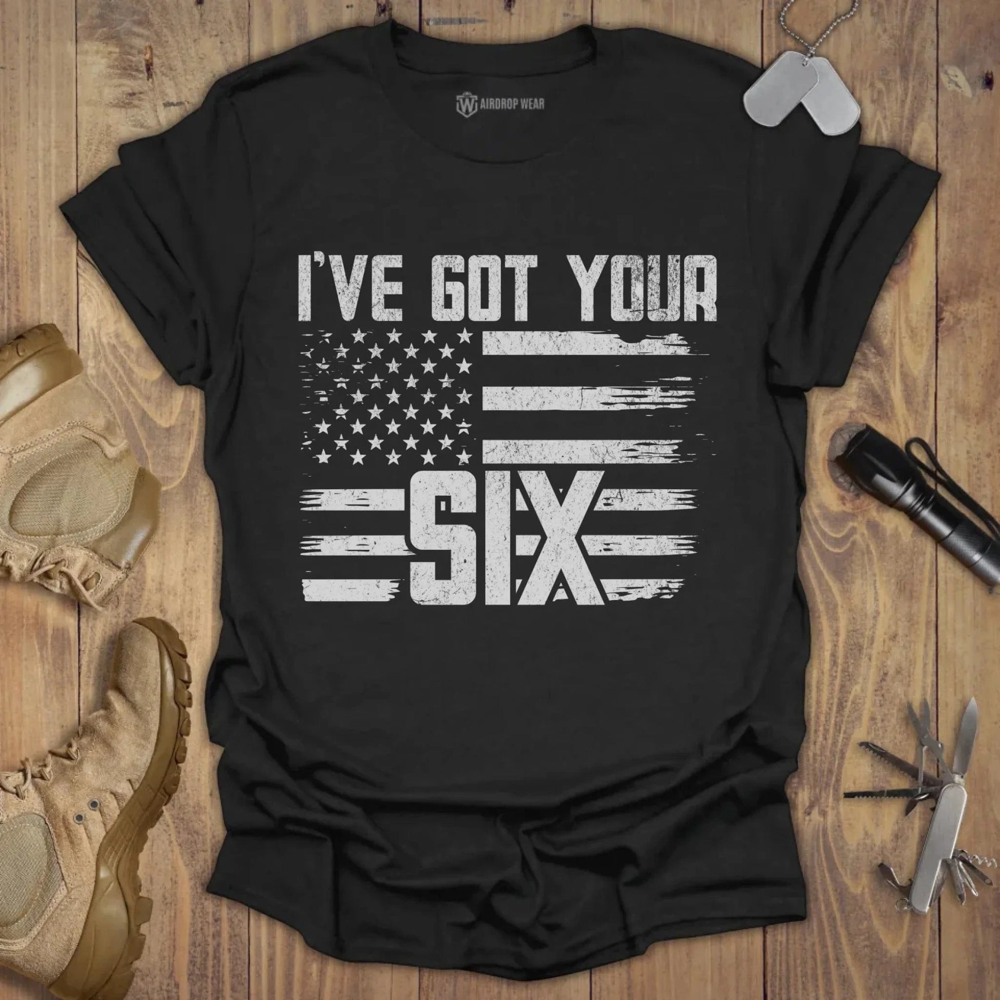I've Got Your Six T-shirt Black