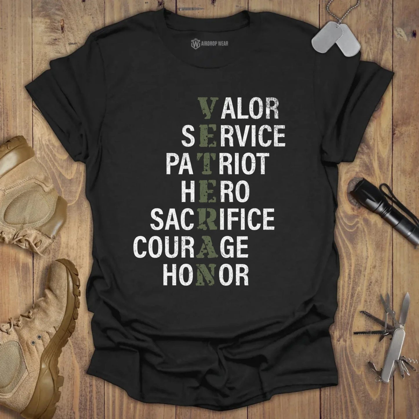 VETERAN T-shirt Black