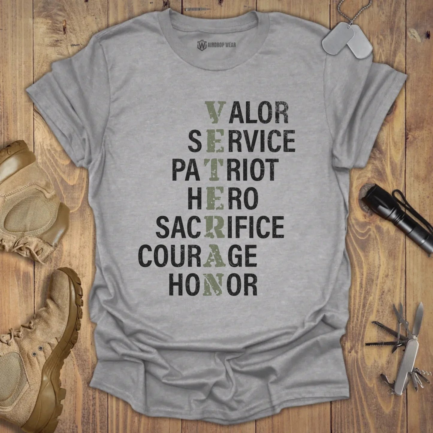 VETERAN T-shirt Sport Grey