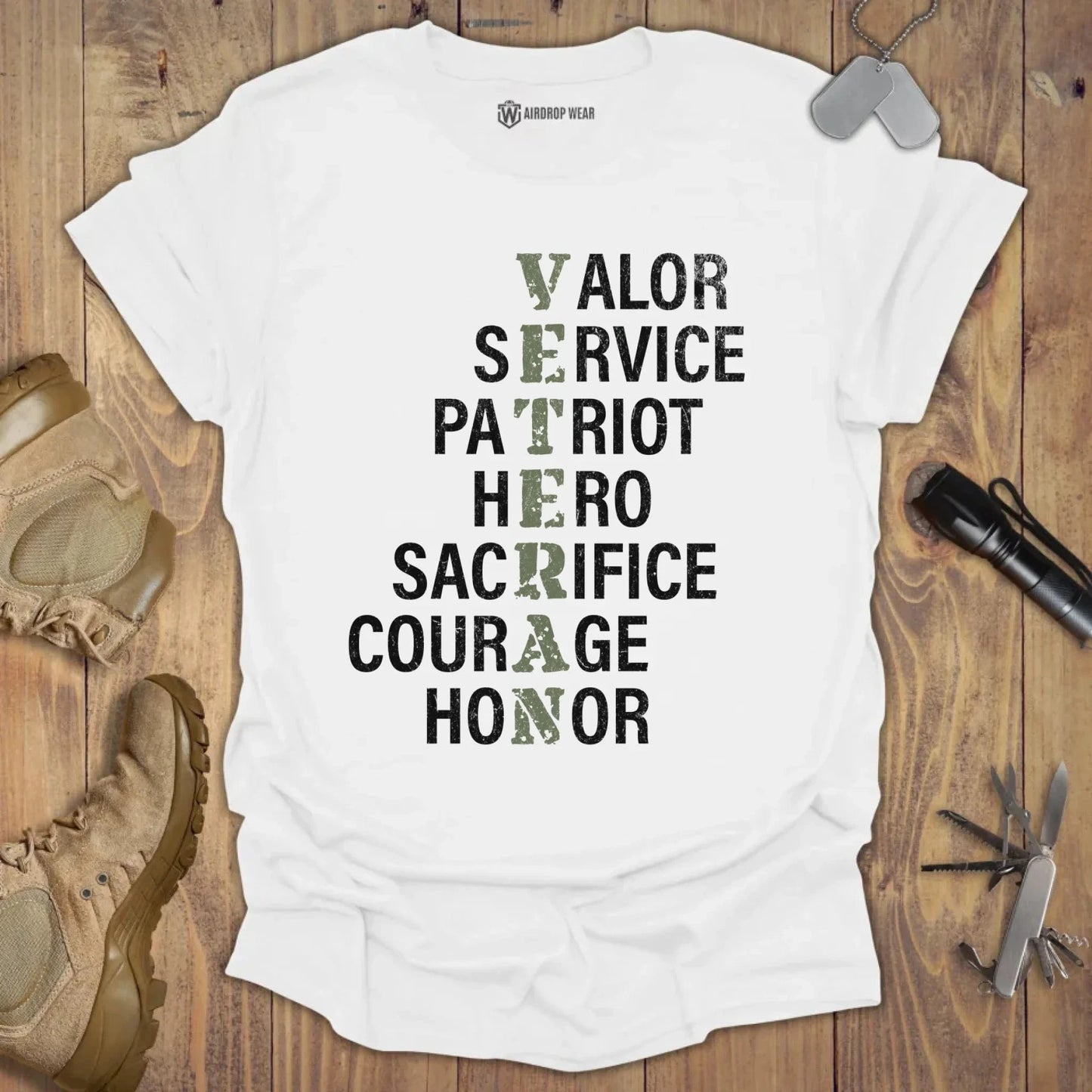 VETERAN T-shirt White