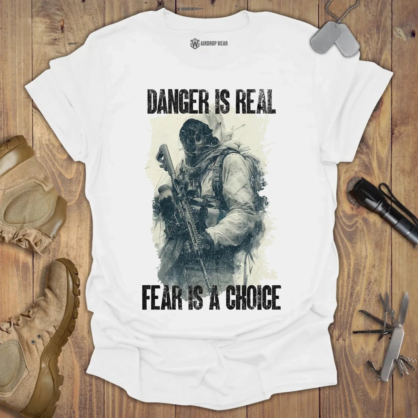 Fear Is A Choice T-shirt White