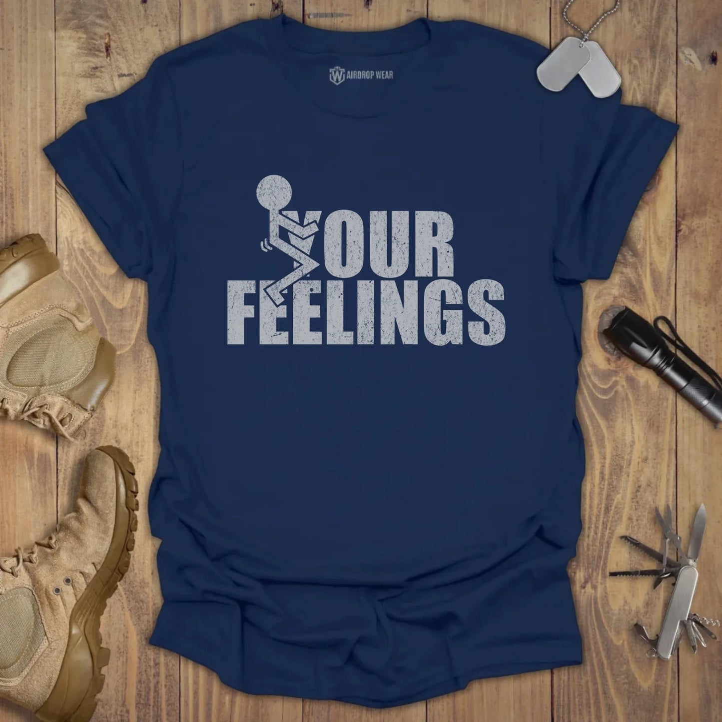F* Your Feelings T-shirt Navy