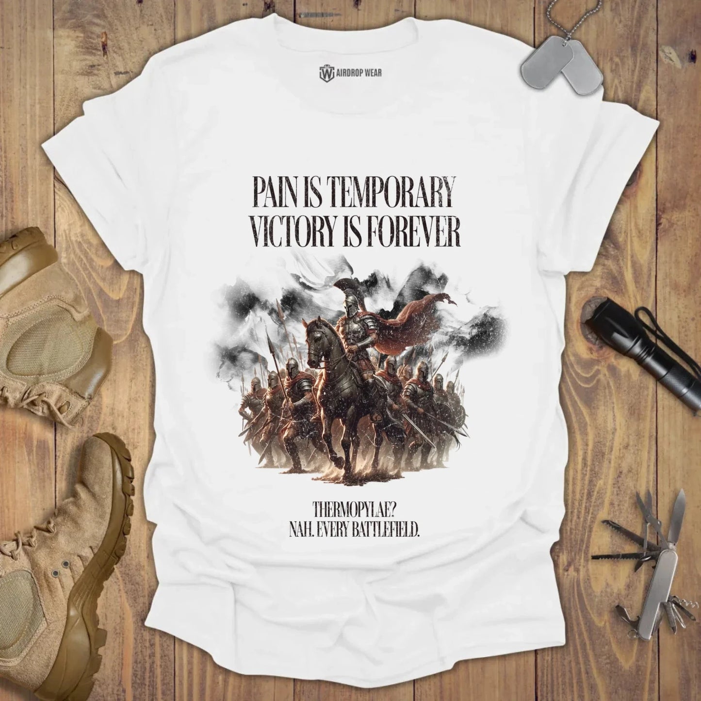 Pain Is Temporary T-shirt White