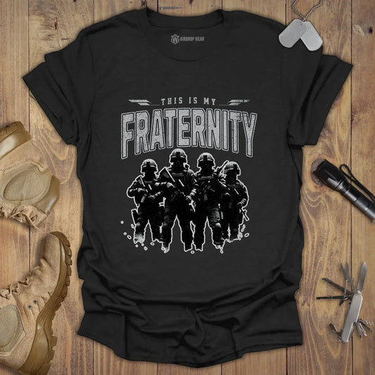 Fraternity T-shirt Black