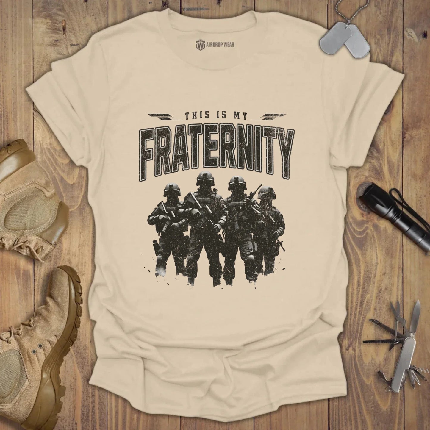 Fraternity T-shirt Sand