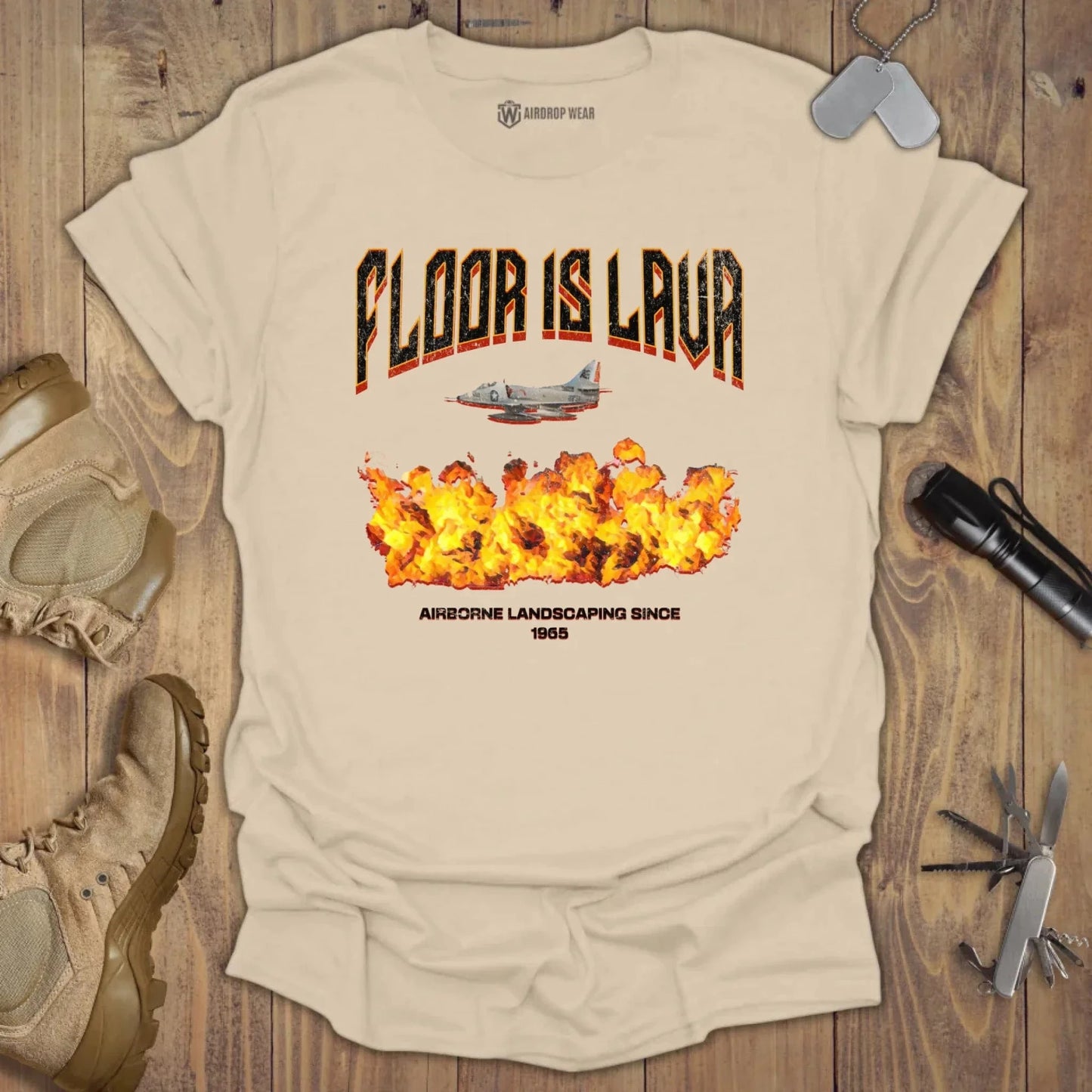 Floor Is Lava T-shirt Sand