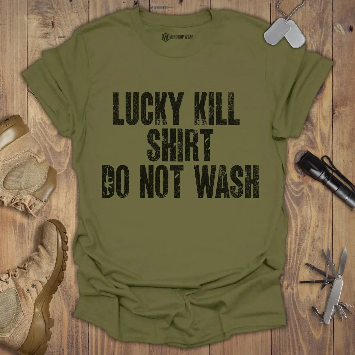 Lucky Kill T-shirt Military Green