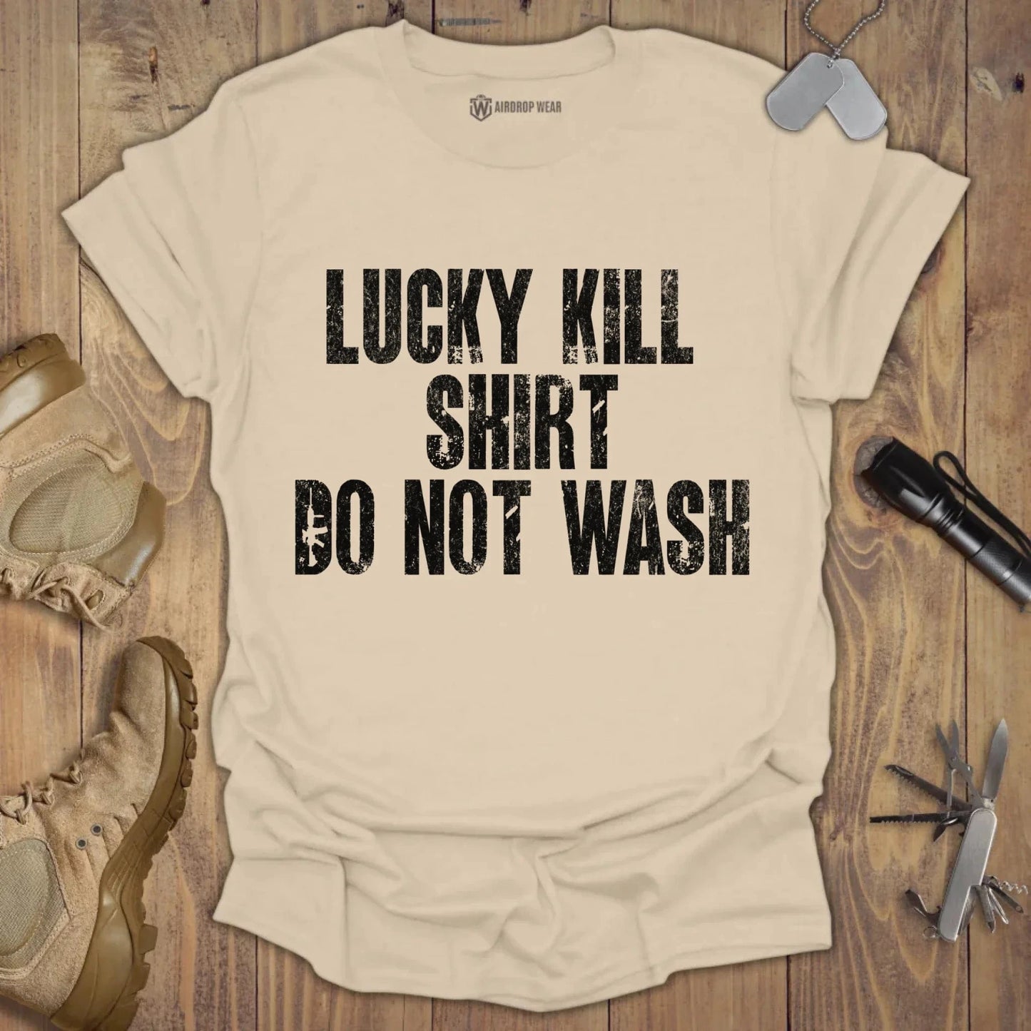 Lucky Kill T-shirt Sand