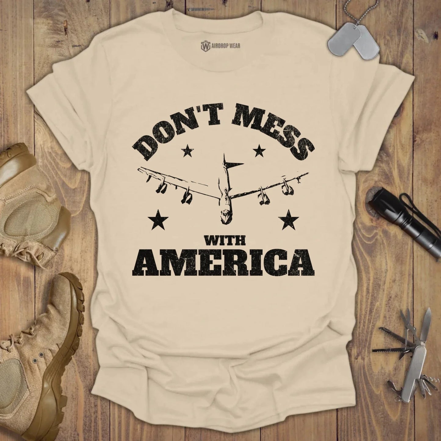 Don't Mess T-shirt Sand