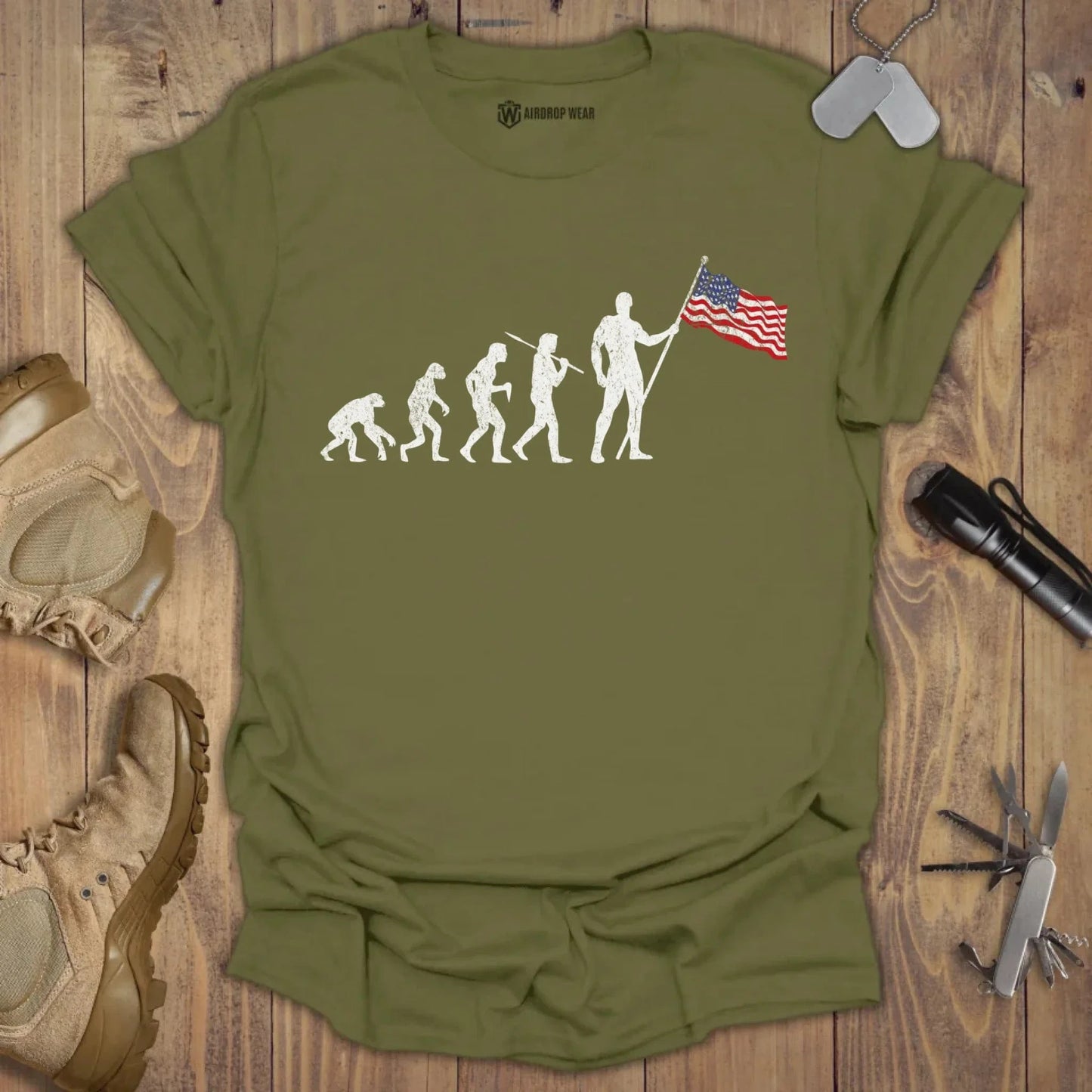 Evolution T-shirt Military Green