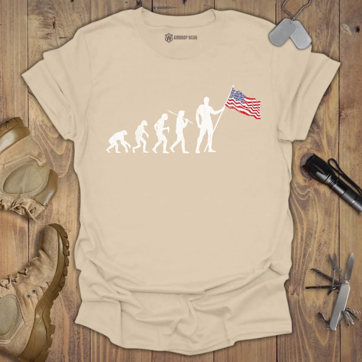 Evolution T-shirt Sand