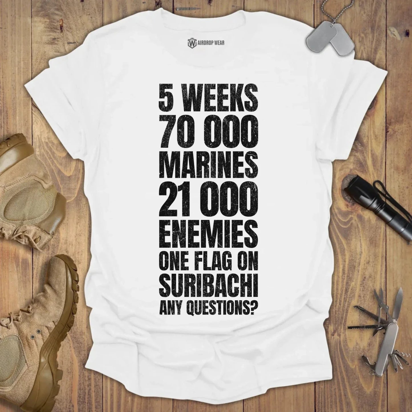 70000 Marines T-shirt White