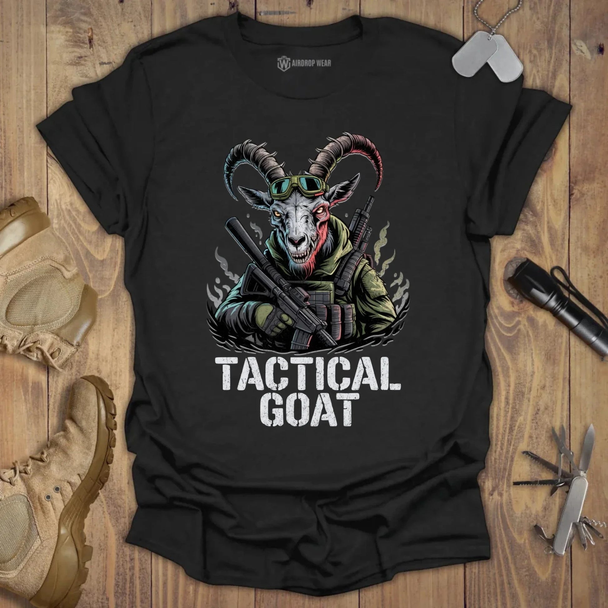 Tactical GOAT T-shirt Black