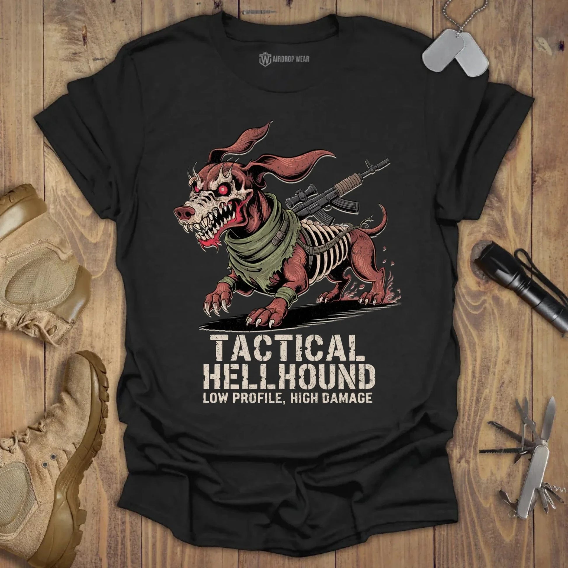 Tactical Hellhound T-shirt Black