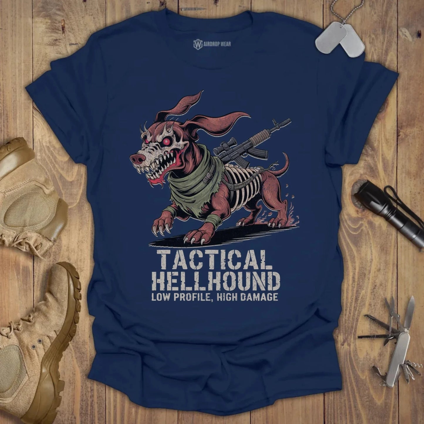 Tactical Hellhound T-shirt Navy