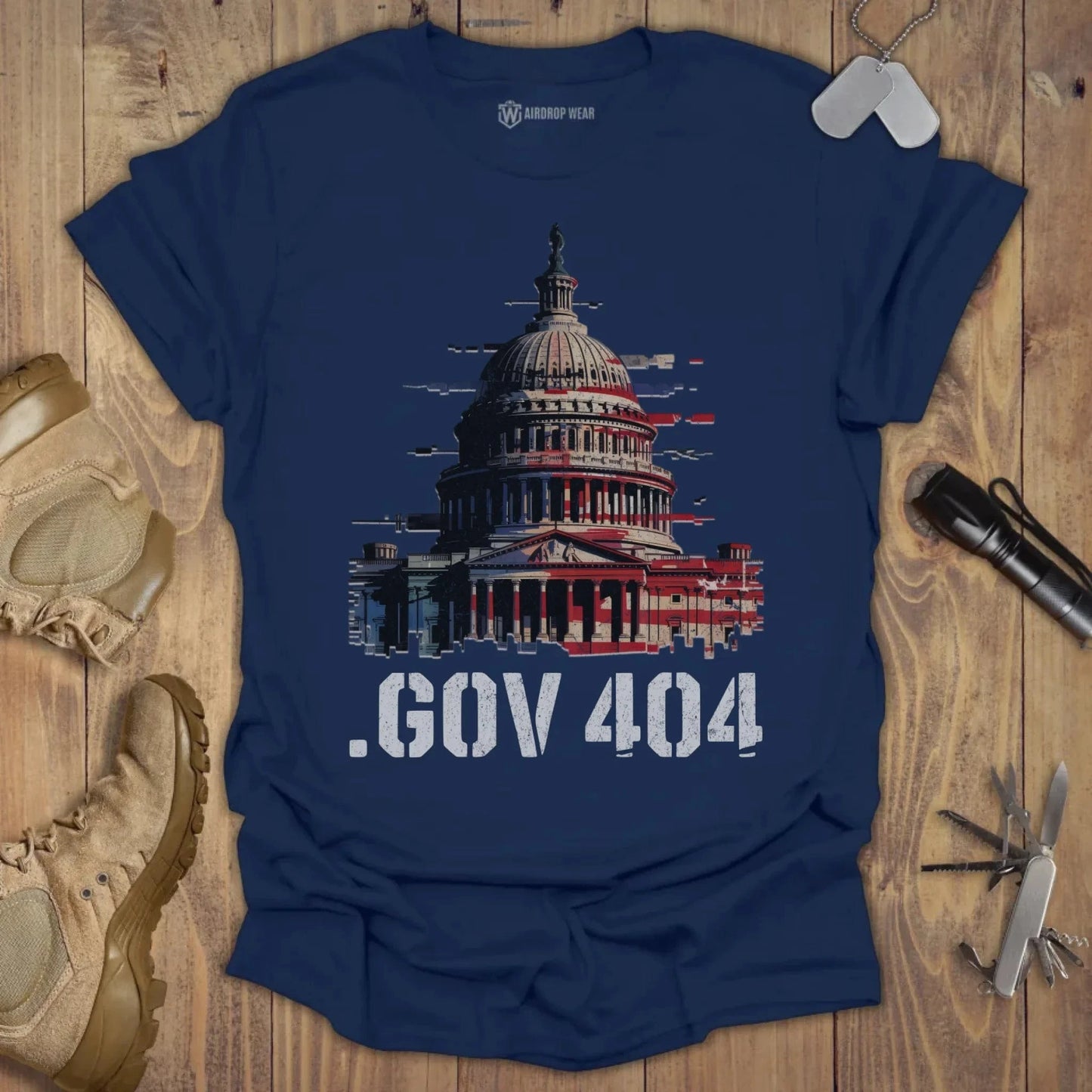 .GOV 404 T-shirt Navy