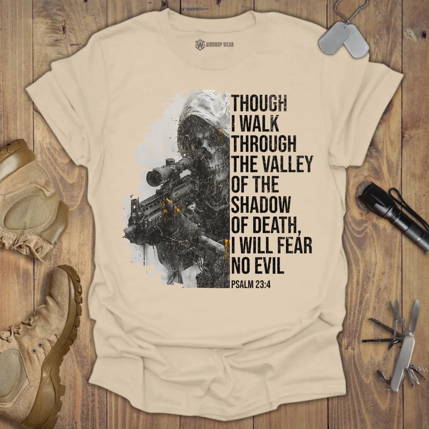 Fear No Evil T-shirt Sand
