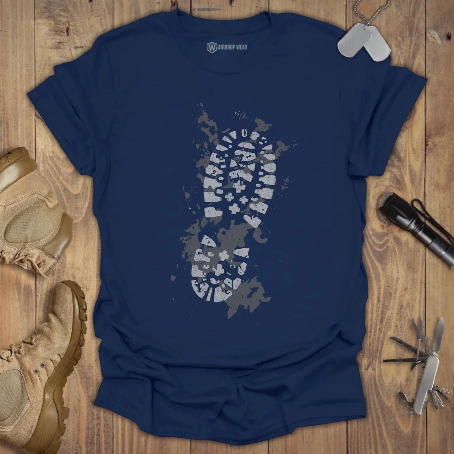 Boot T-shirt Navy