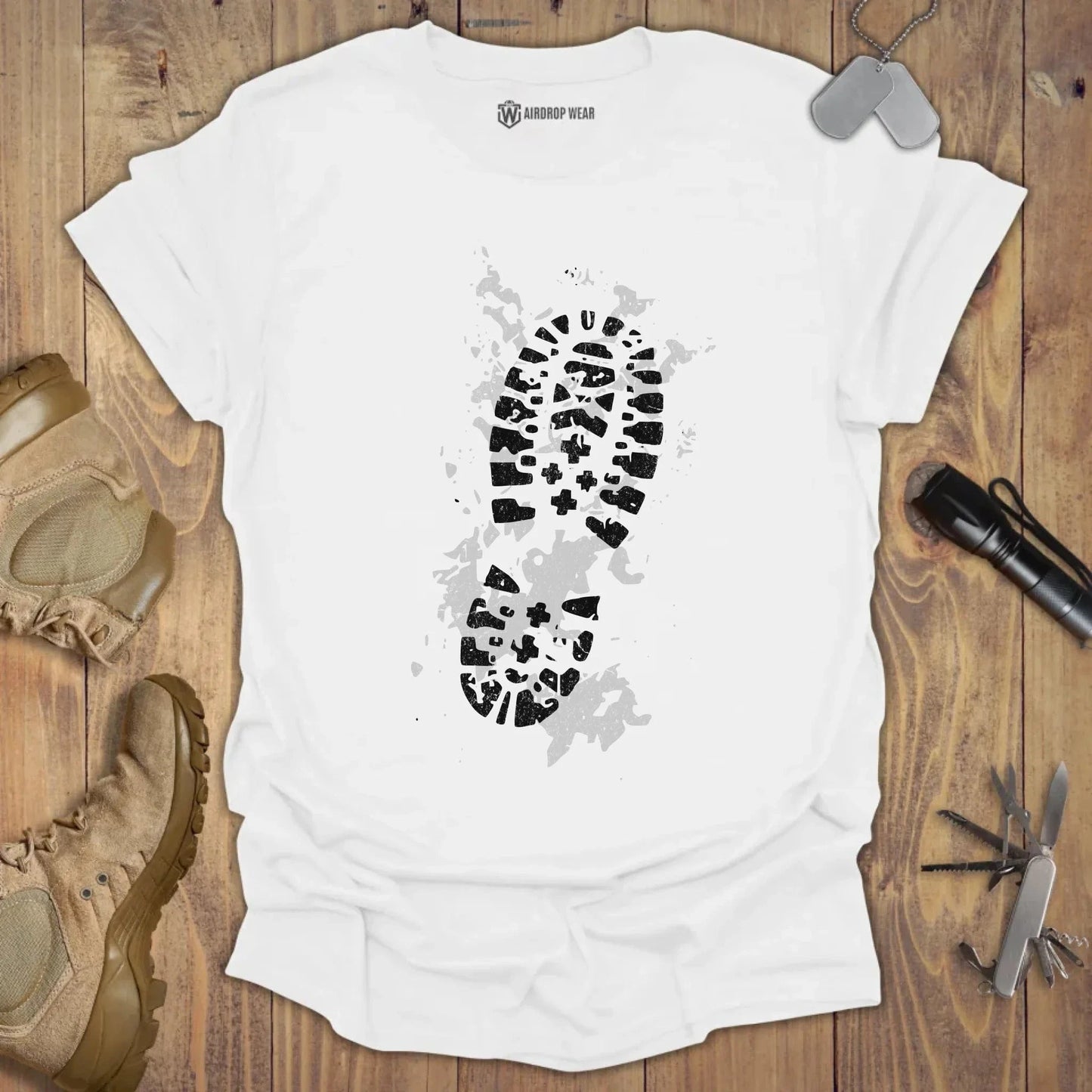 Boot T-shirt White