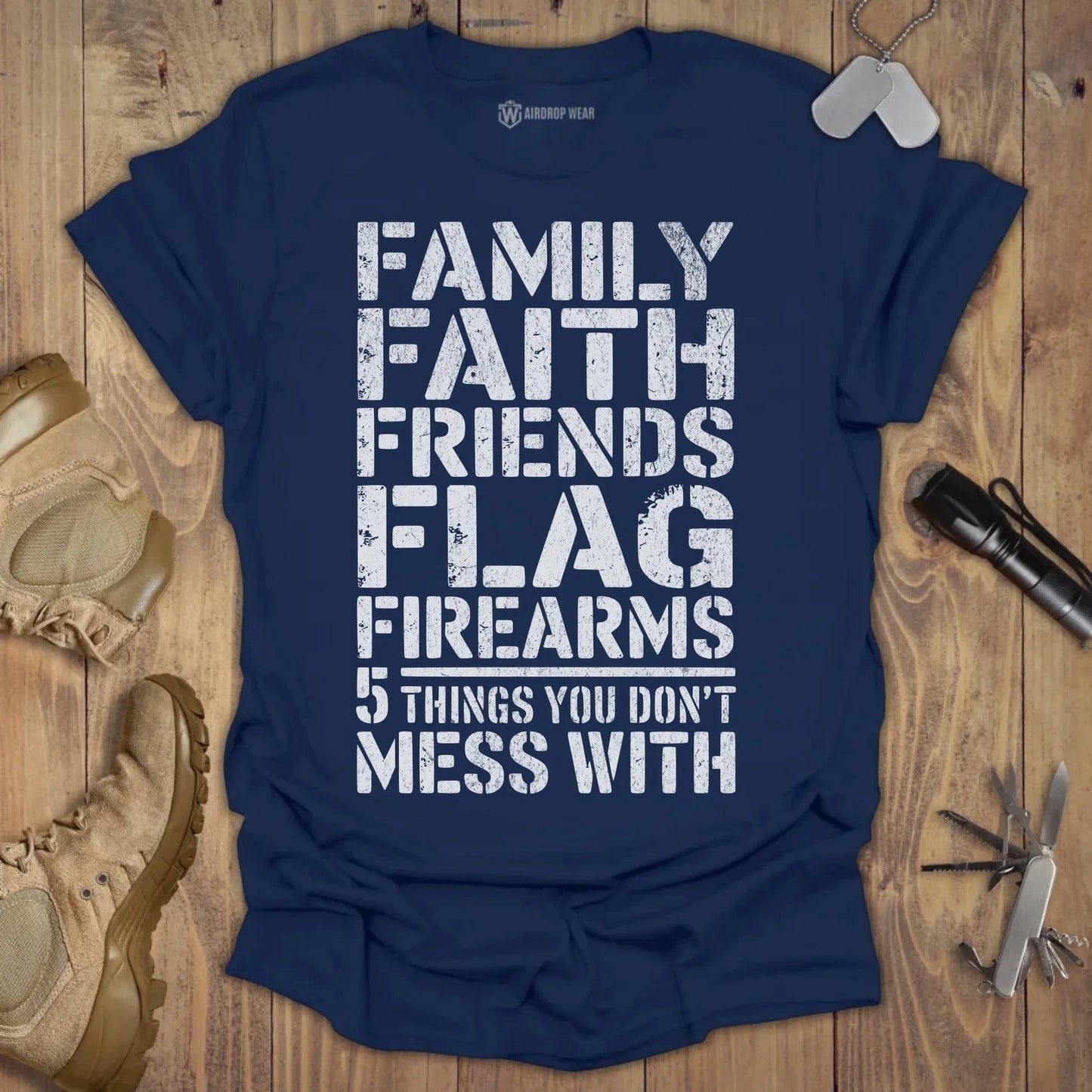 5 Things T-shirt Navy