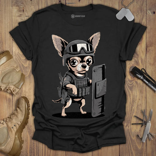 Close Quarter Combat Chihuahua T-shirt Black
