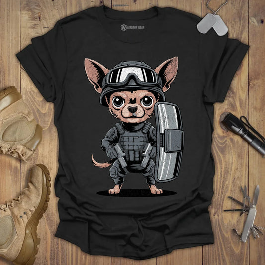 Close Quarter Combat Chihuahua T-shirt Black