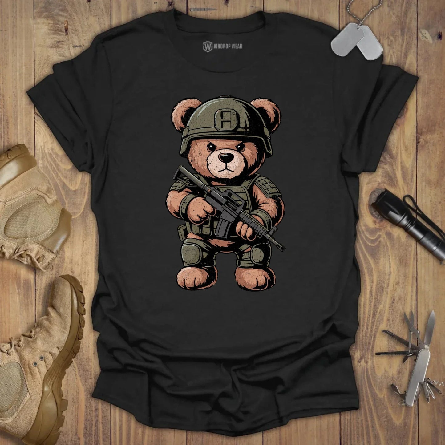 Tactical Teddy T-shirt Black