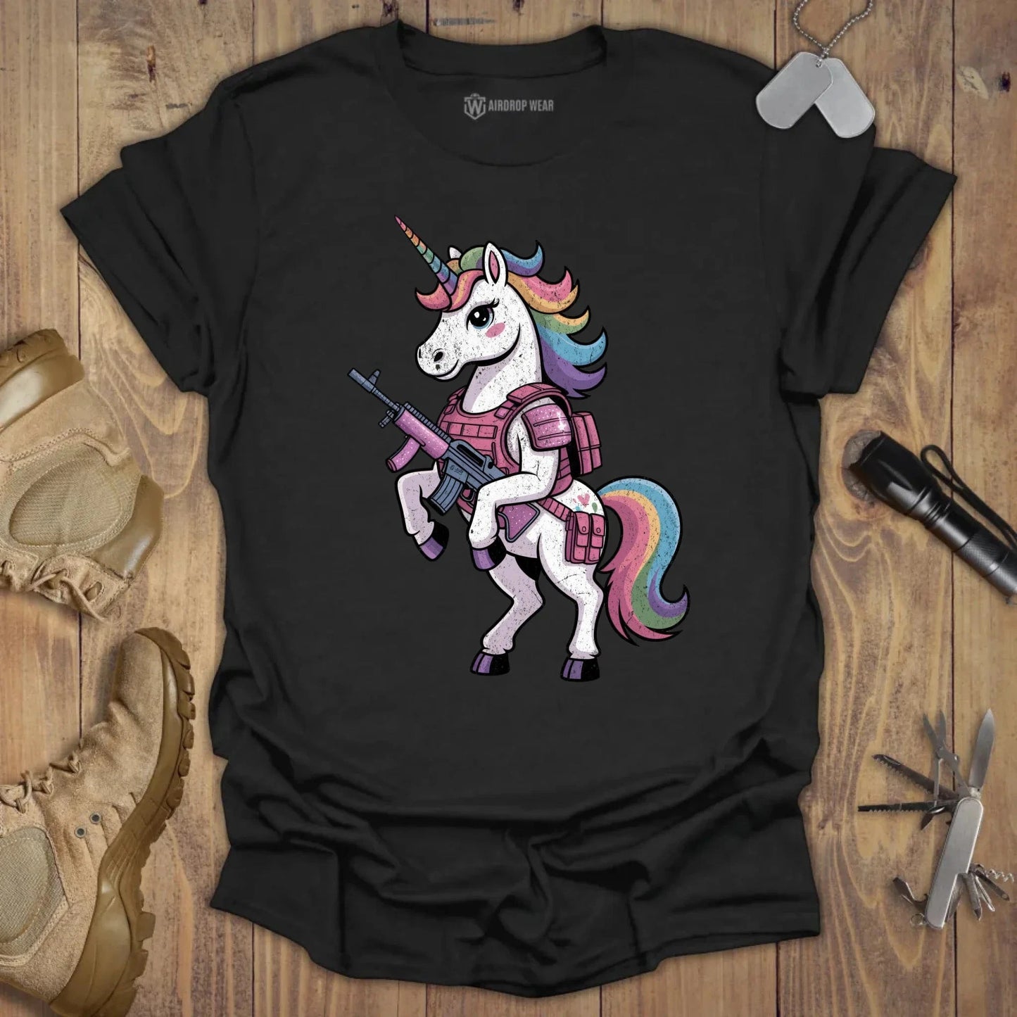 Unicorn Unit T-shirt Black
