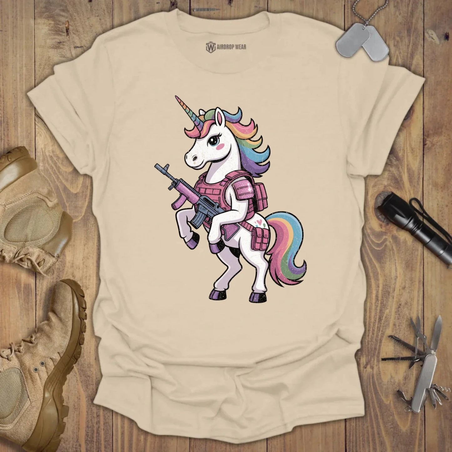Unicorn Unit T-shirt Sand