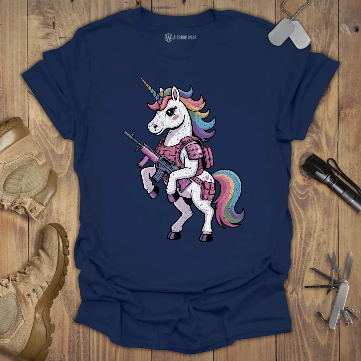 Unicorn Unit T-shirt Navy