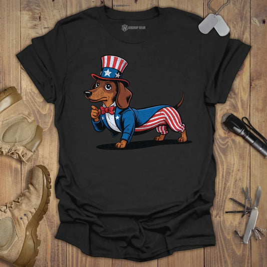 I Want You Wiener T-shirt Black